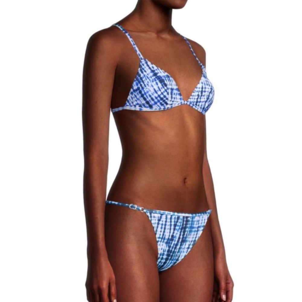 NWT Solid & Striped Lulu Bikini Shibori Print S - Picture 3 of 5